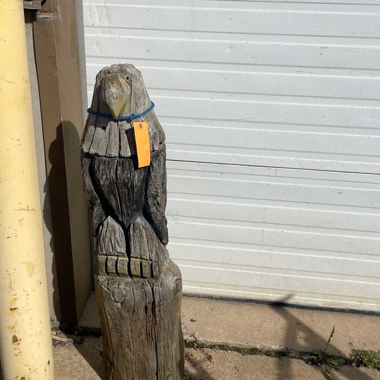 #4063 • Eagle Wood Carving (03)