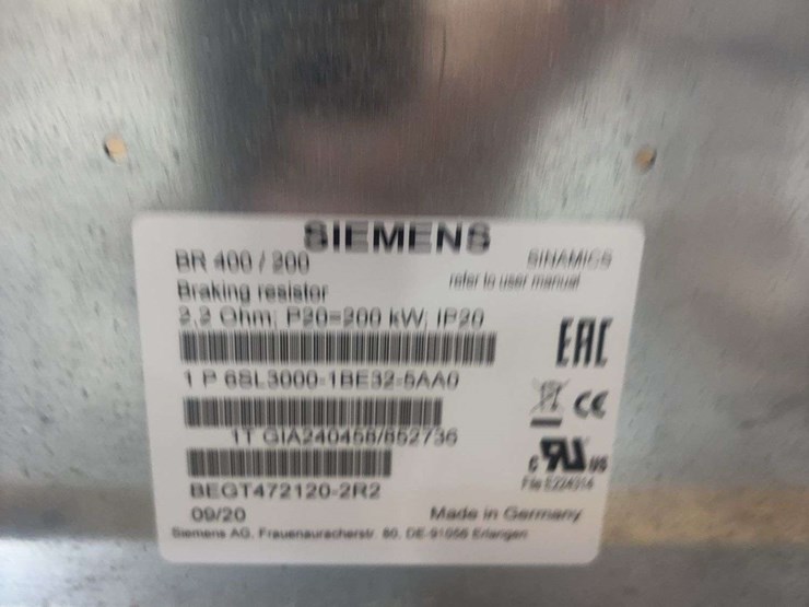 new-siemens-br-400/200-braking-resistor-image-6