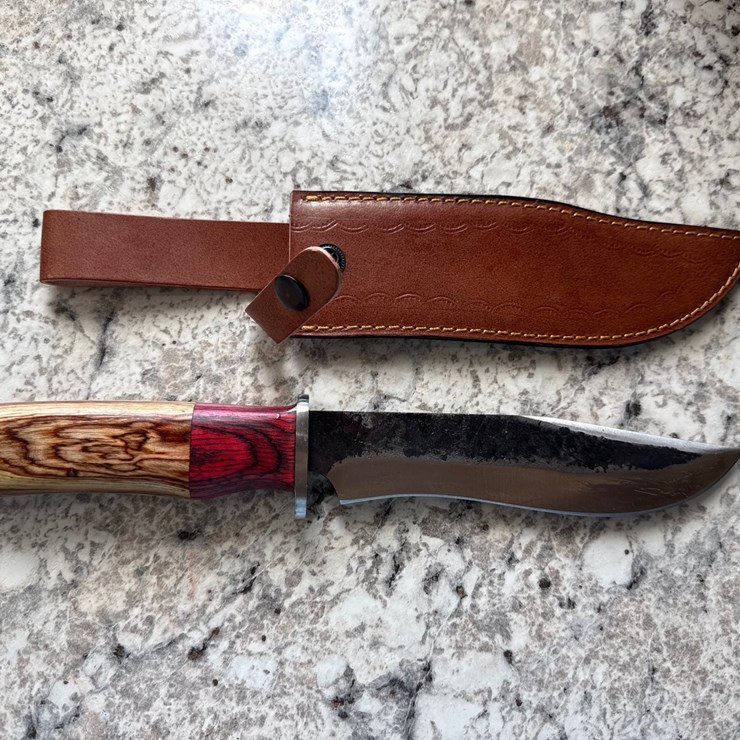#1521 • Custom Damascus Blade Knife
