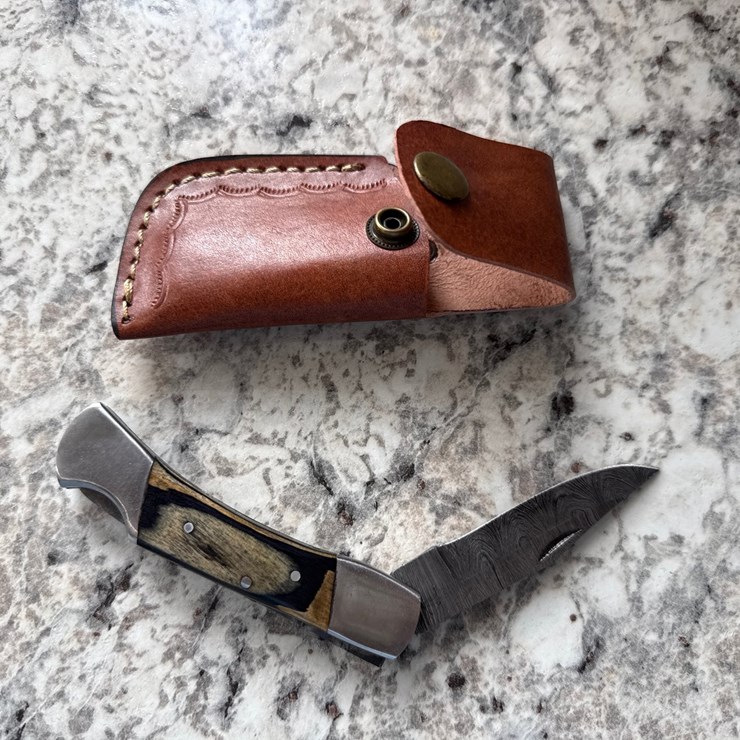 #1548 • Custom Damascus Blade Knife