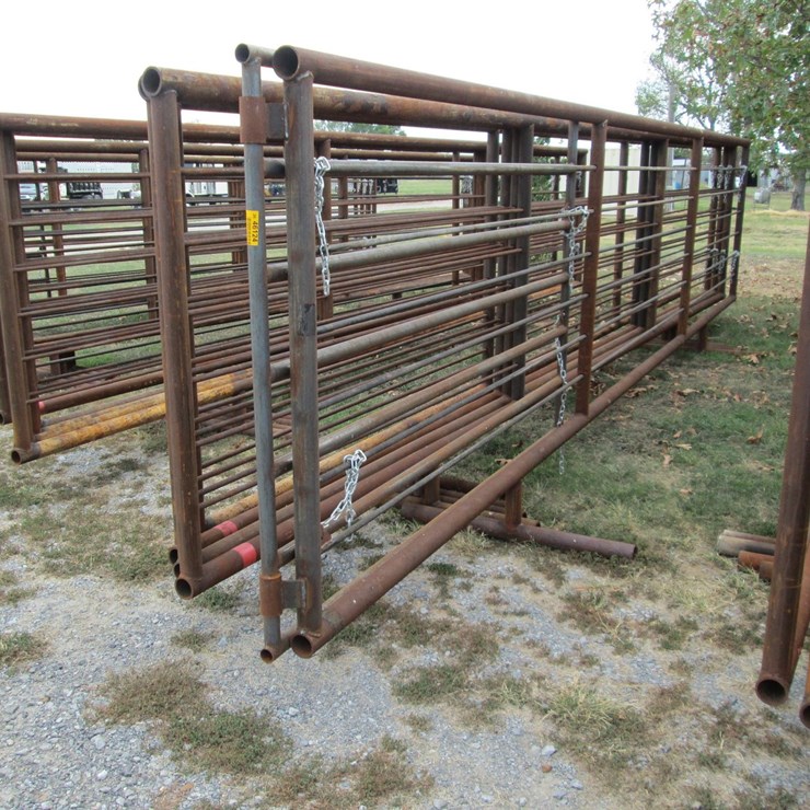 #46124 • Lot of (5) 24' Cattle Panels INV#46124