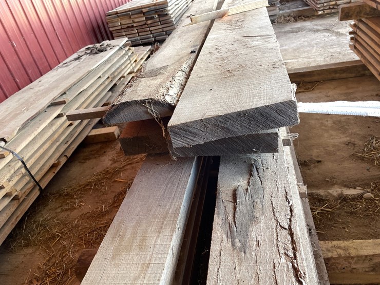 #1651-•-(2)-bundles-of-oak,-and-possibly-pine-boards-image-5