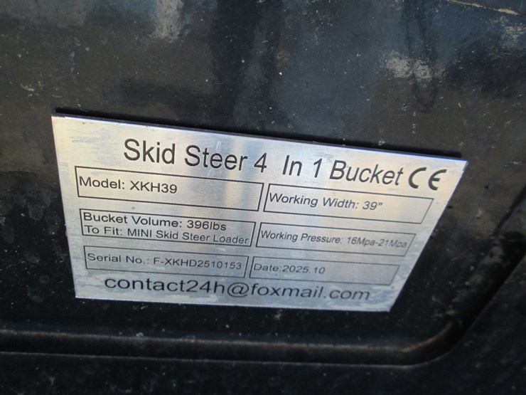 #50103-•-unused-2025-xkh39-38"-4-in-1-hydraulic-bucket-f-xkhd2510153-inv#50103-image-4