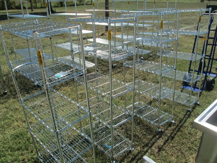 #50181-•-2'x1'x55"-5-unit-rolling-metal-shelf-inv#50181-image-1