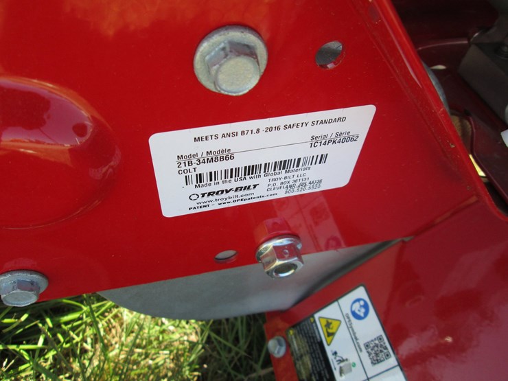 #50187-•-unused-troy-bilt-front-tine-tiller-21b-34m8b66-208cc-1c14pk40062-inv#50187-image-6