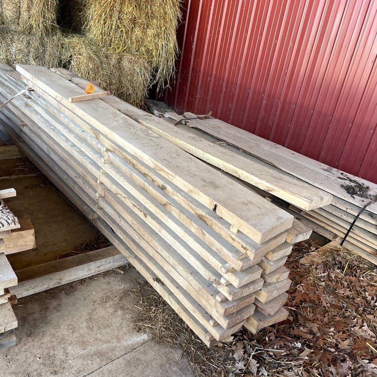 #1651 • (2) Bundles of Oak, and Possibly Pine Boards