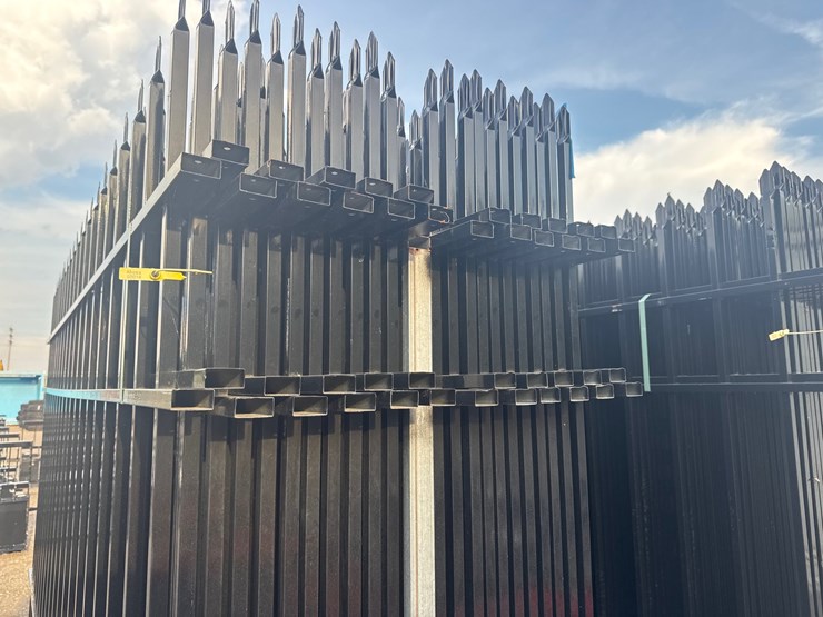#6081-•-qty(22)-7'-x-10'-wrought-iron-fence-panels-image-6