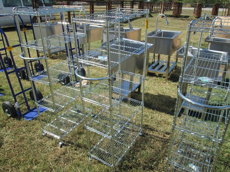 #50182-•-2'x1'x55"-5-unit-rolling-metal-shelf-inv#50182-image-2