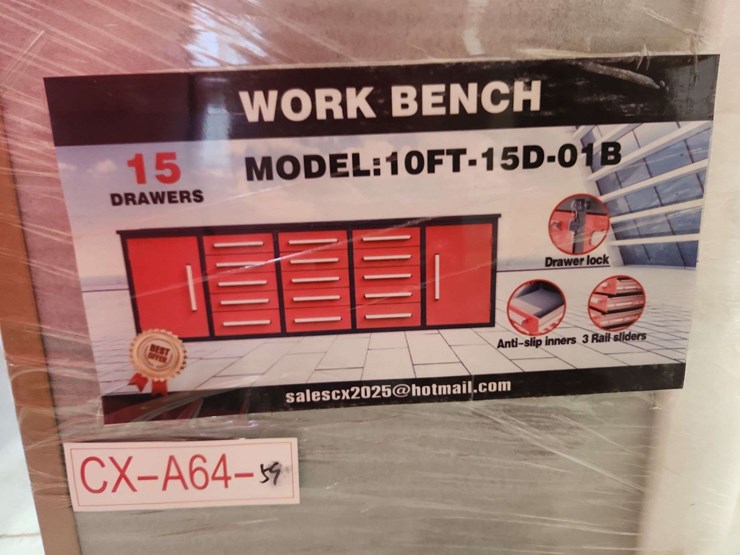 steelman-10'-garage-cabinet-workbench-(15-drawers-&-2-cabinets)---red-image-3