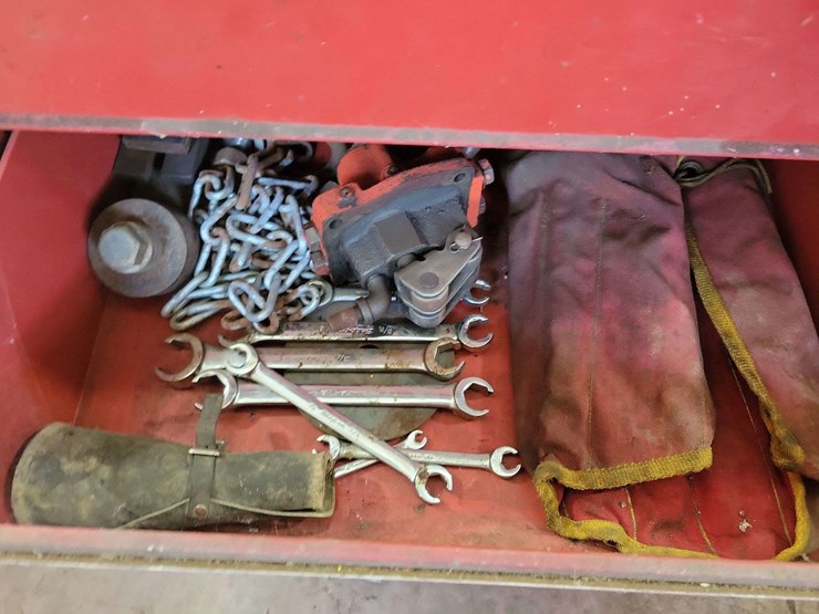 home-tool-storage-red-rolling-tool-chest-and-top-box-with-assorted-hand-tools-image-8