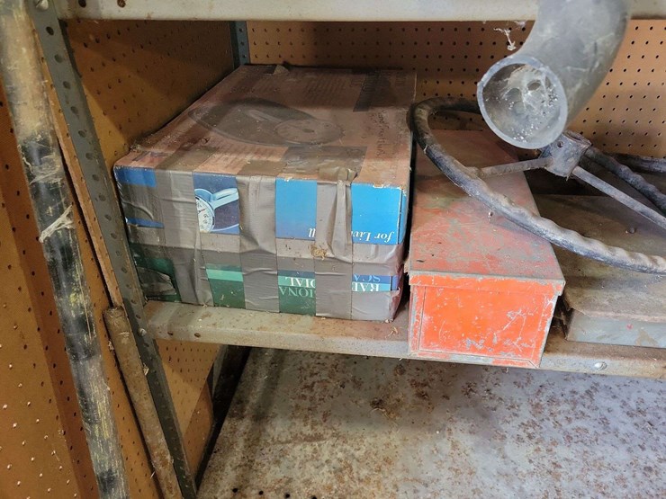 shop-shelf-contents-including-curtis-small-parts-cabinet,-calculator,-hardware,-and-miscellaneous-tools-image-6
