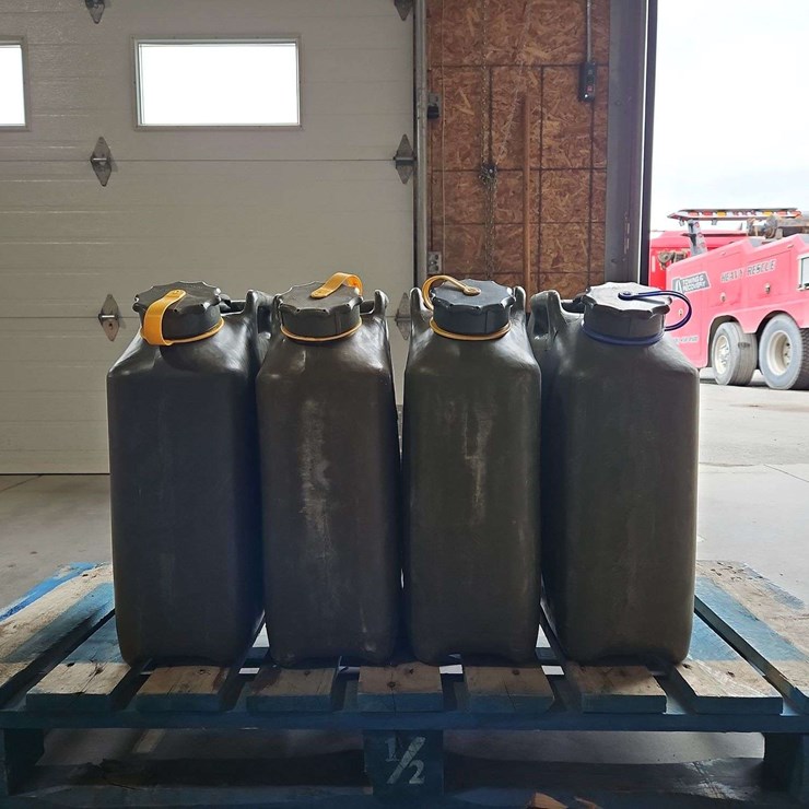 4 20L Diesel Fuel Cans