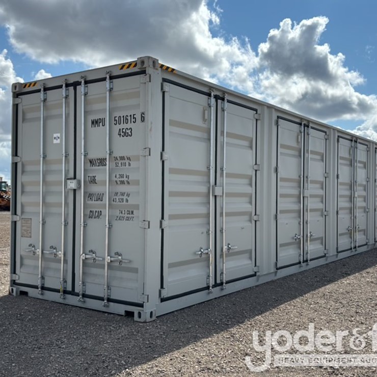 2026 40' Multi Door Container, 4 Door, Lock Box, Side Forklift Pockets