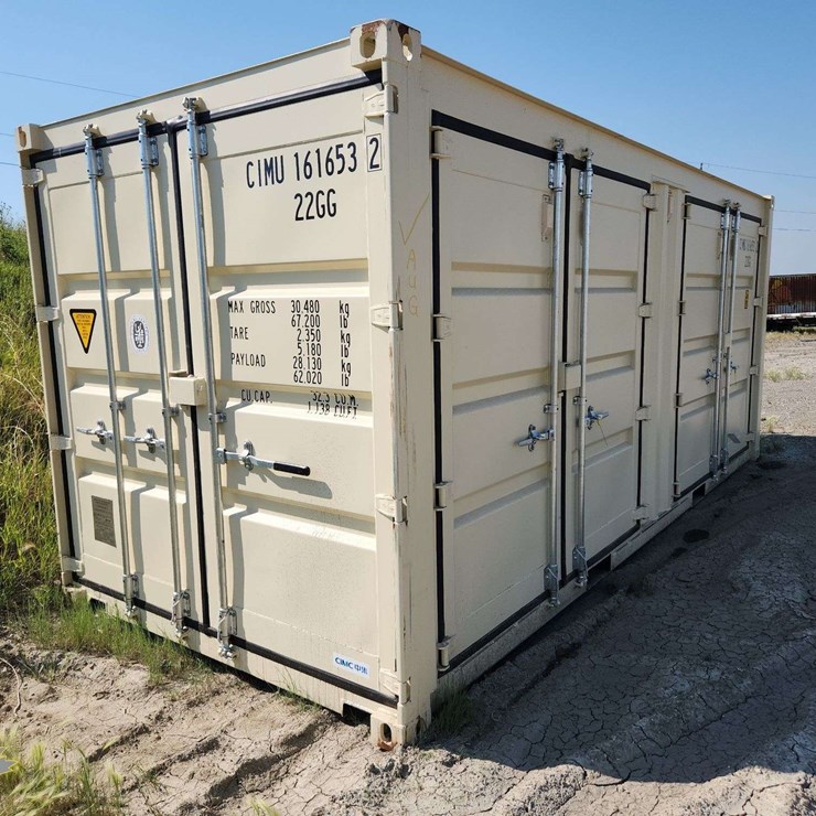 20' 3 Door Single Use Sea Container