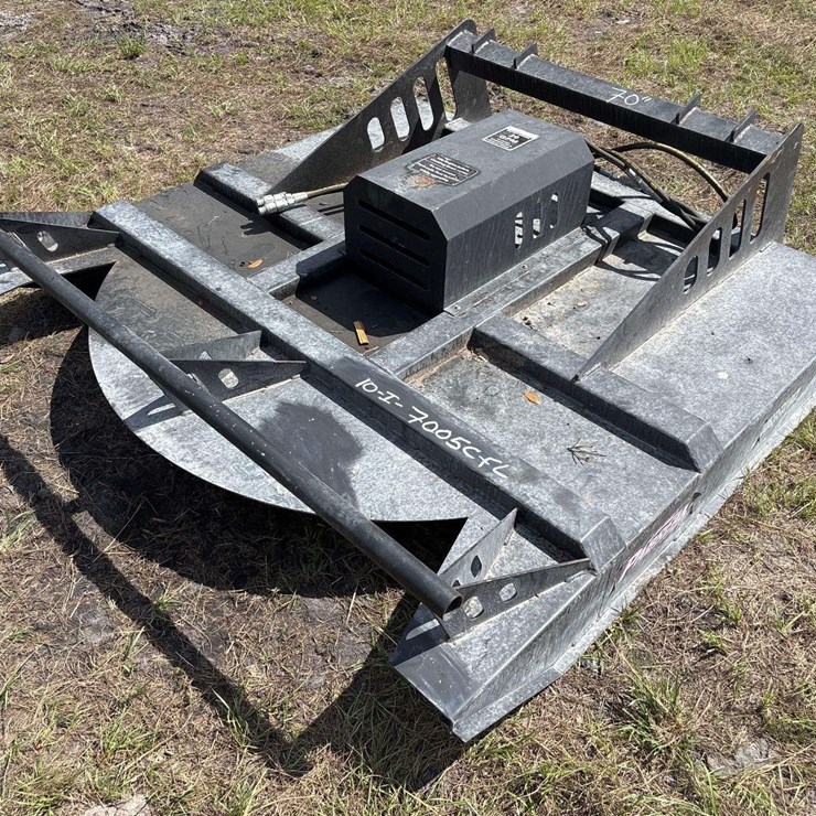 70in Hydraulic Brush Cutter Skid Steer Attachment