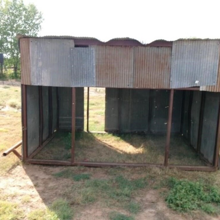 Livestock Shed, 7'x10' on Skid