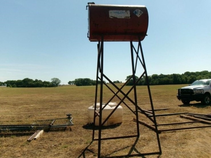 tank,-500gal-overhead-(red)-diesel-storage-w/stand-image-2