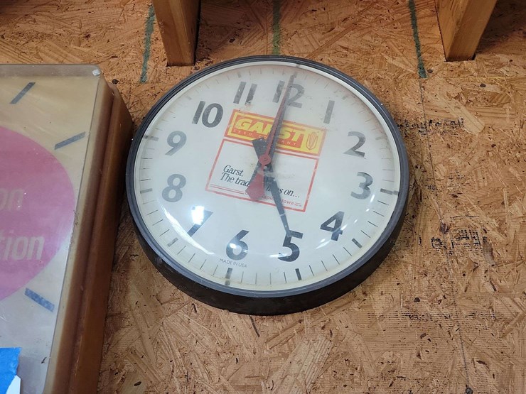 garst-seed-company-and-red-association-advertising-wall-clocks---lot-of-2-image-2