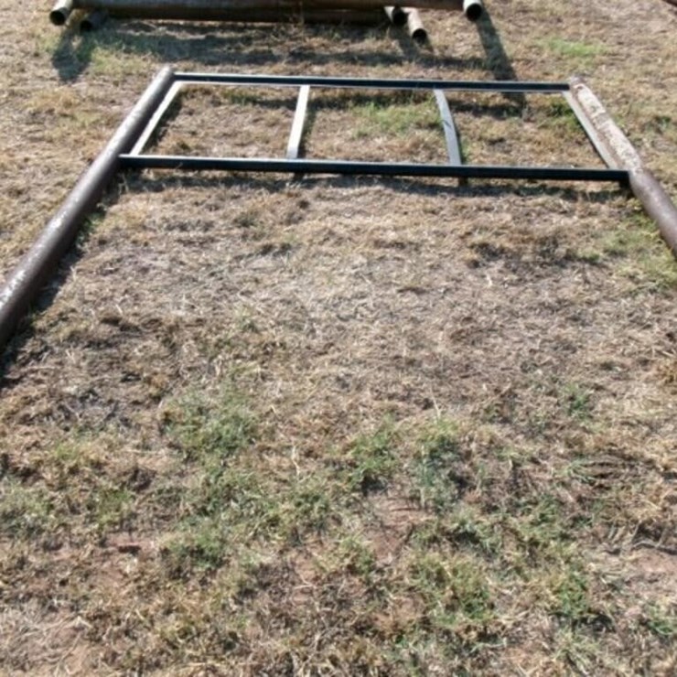 Steel Sign, 4'x8' w/12' 6"-' 4" Posts