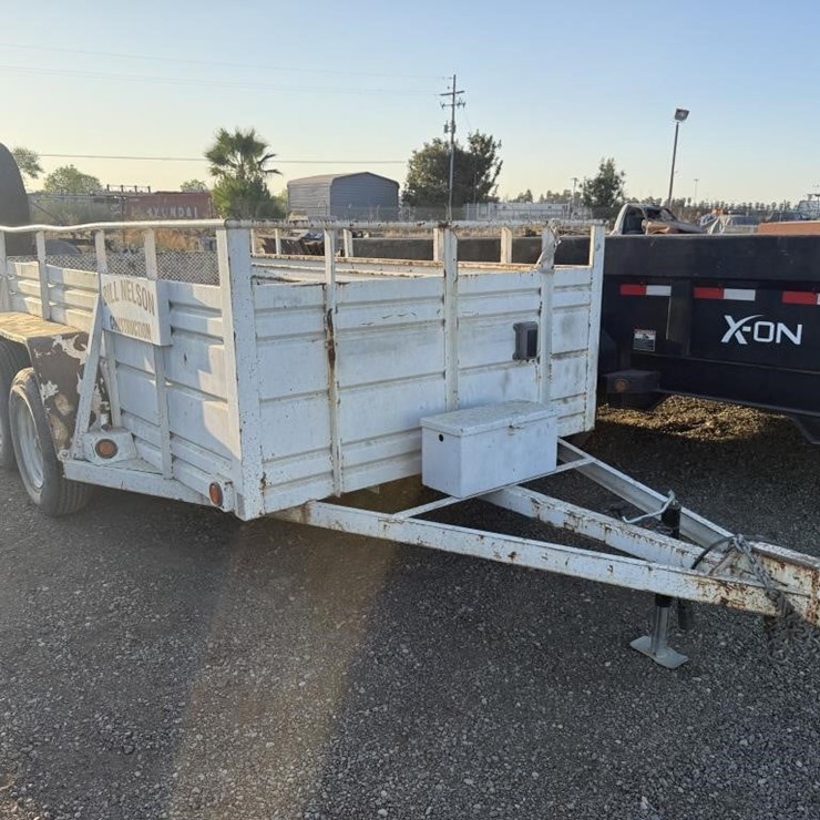 White 6'x12' Utility Trailer