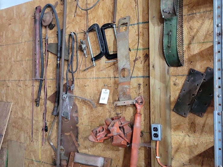 assorted-shop-tools,-hardware,-and-automotive-creeper-image-1