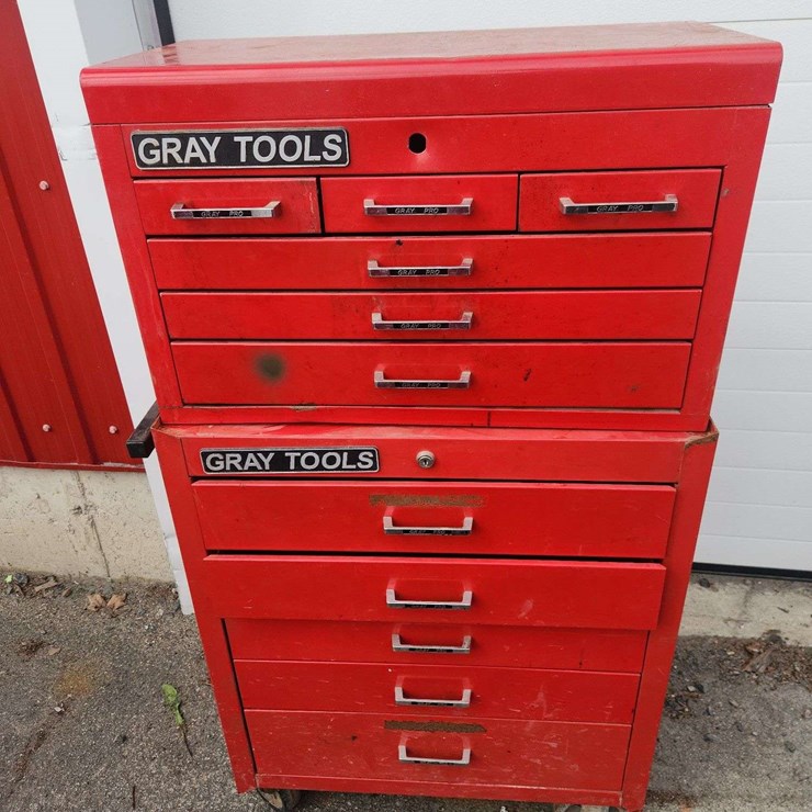Gray Tools Rolling Toolbox (Top & Bottom)
