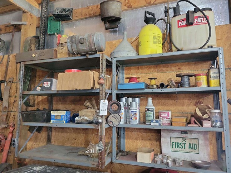 shop-shelving-unit-contents-lot-including-hardware-sprayers-and-automotive-supplies-image-1
