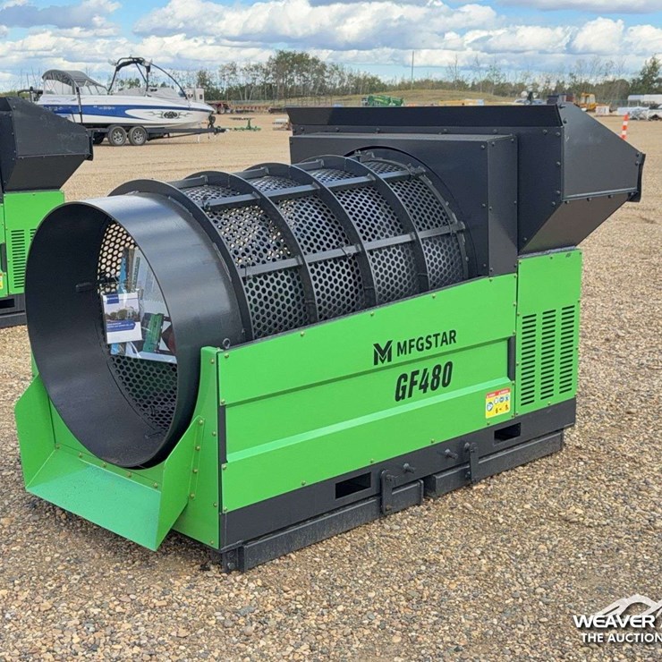 2026 MFGSTAR GF480 Rotary Drum Screen