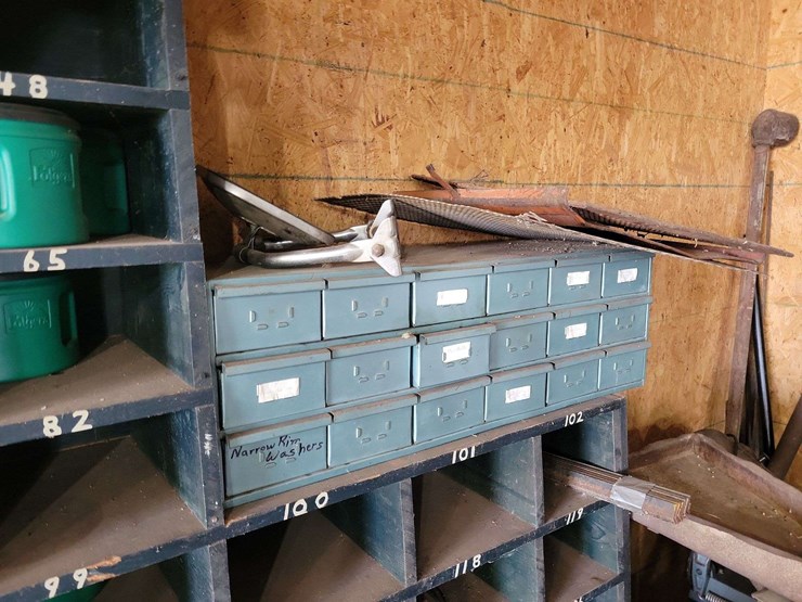 large-wooden-workshop-parts-storage-cubby-unit-with-assorted-hardware-and-supplies-image-8