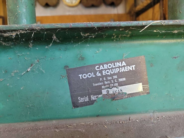 carolina-tool-&-equipment-model-cp-100-hydraulic-shop-press-image-2