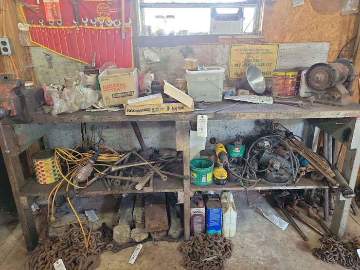 assorted-shop-tools-and-workbench-contents-image-1