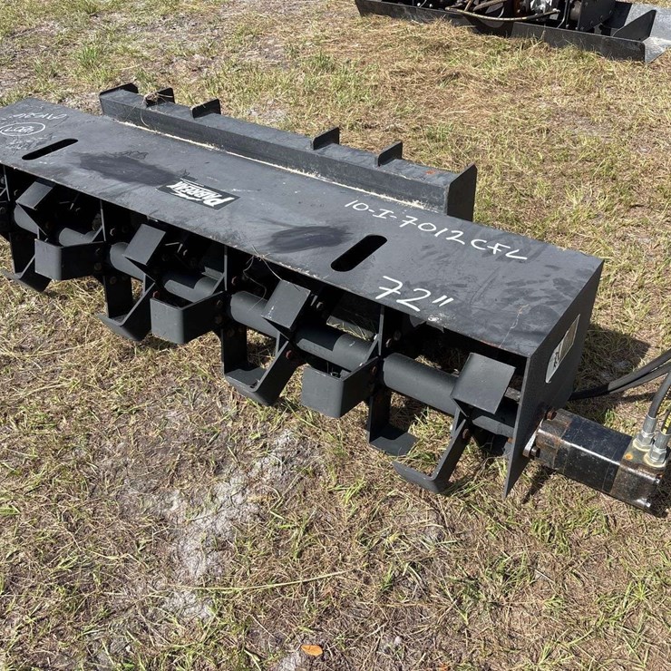 2025 Pabreak 72in Hydraulic Rotary Tiller Skid Steer Attachment
