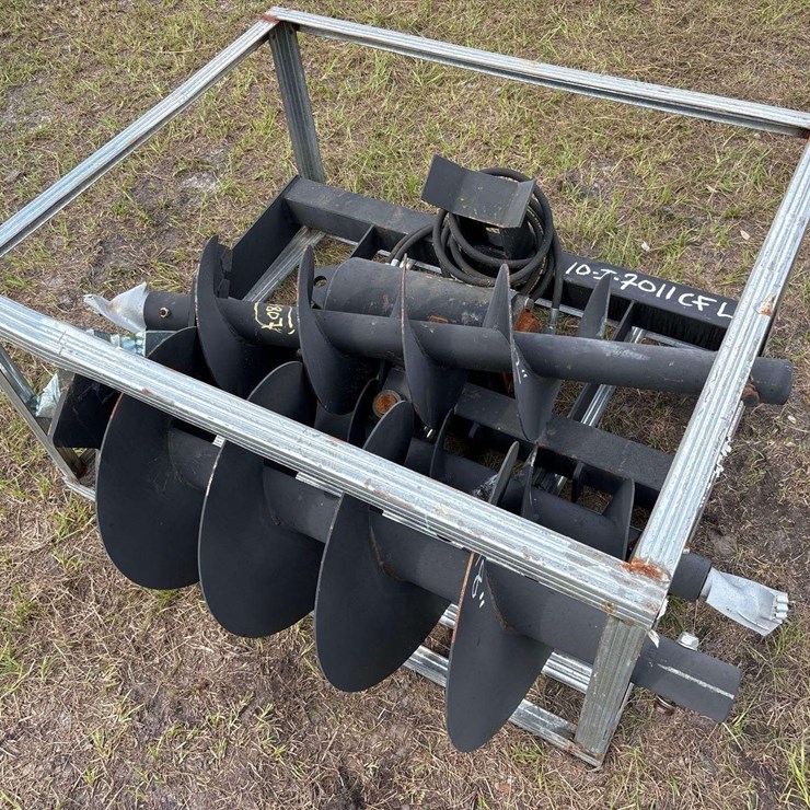 2025 Pabreak Hydraulic Auger Set Skid Steer Attachment