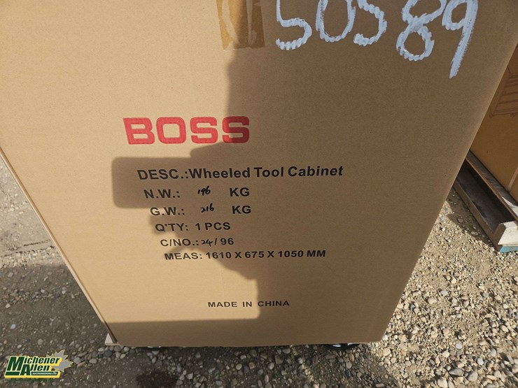 unused-boss-16-drawer-rolling-workbench-tool-box-with-peg-board-&-tools--qty-1-image-12