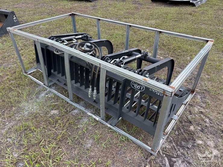 2025-pabreak-80in-hydraulic-dual-cylinder-grapple-rock-bucket-skid-steer-attachment-image-3