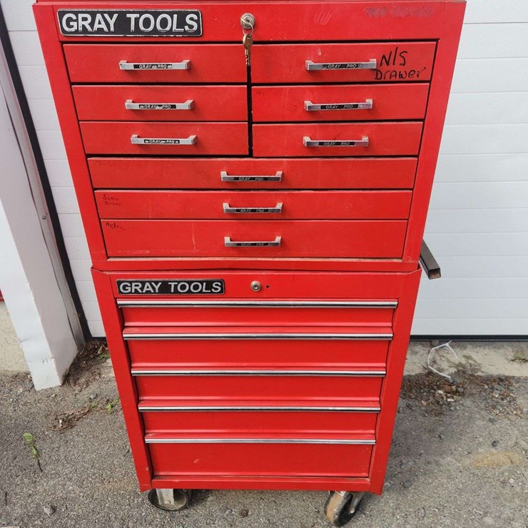 Gray Tools Rolling Toolbox (Top & Bottom)