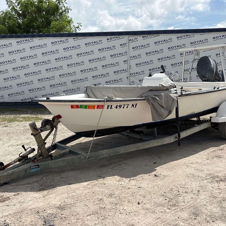 2007 Palm Beach 151 Boat w Homemade S/A Trailer.