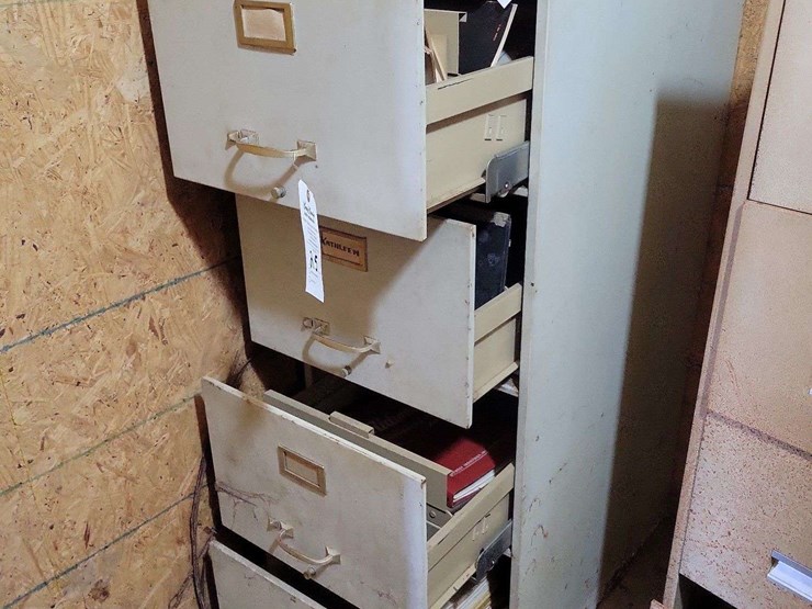 cole-steel-four-drawer-metal-filing-cabinet-image-1