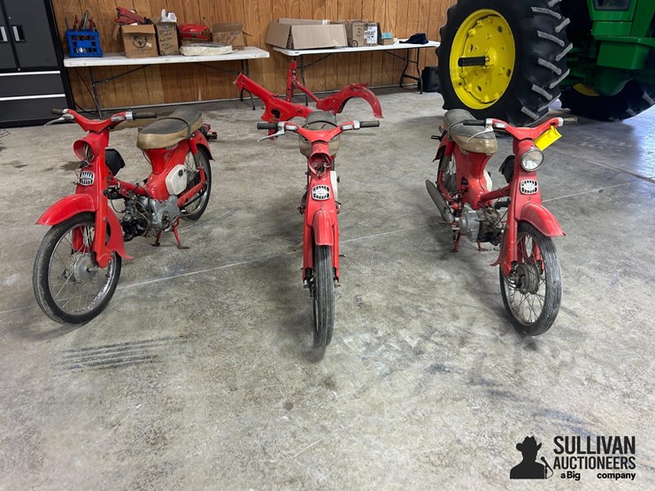 honda-50-motorized-bikes-w/-parts-image-3
