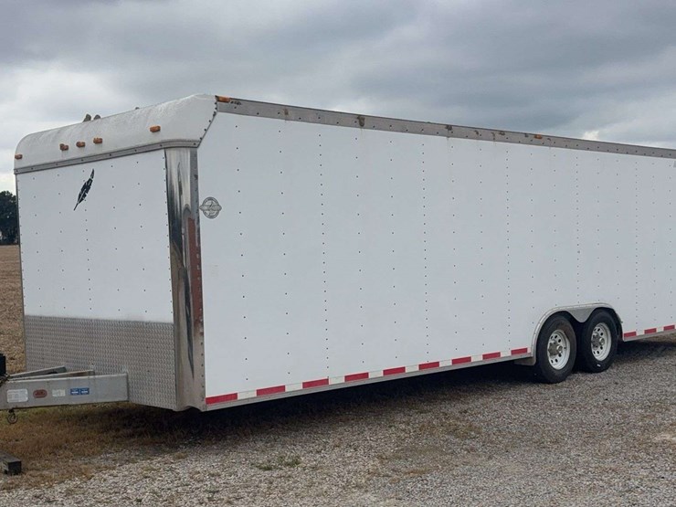 1999-featherlite-5025-box-trailer,-tandem-axle,-with-rear-fold-down-gate,-insulated,-side-door,-8.6x23,-gvwr:10,400,-vin#-4fgl02821xd419874-image-1