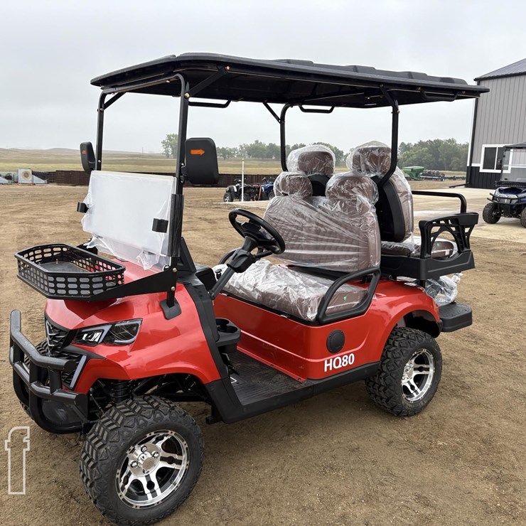 2026 HQ80 GOLF CART #4 (RED) 10098
