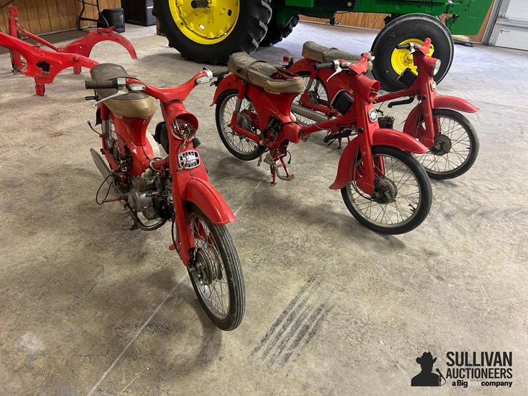 honda-50-motorized-bikes-w/-parts-image-2