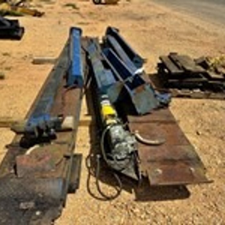 #8194 • Forward 4 Post Car Lift w/ Bridge Jacks
