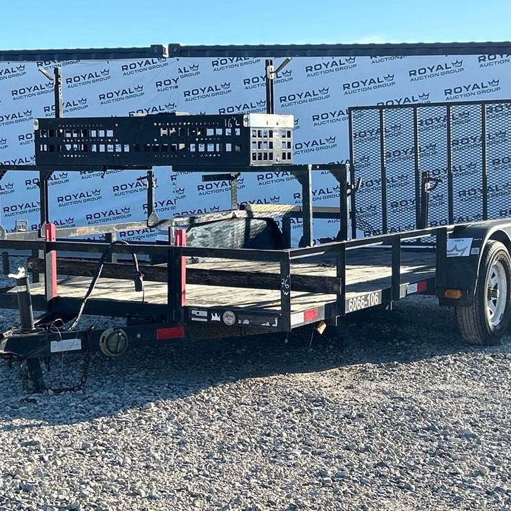 2012 J-O-Bell 16ft Utility T/A Trailer.
