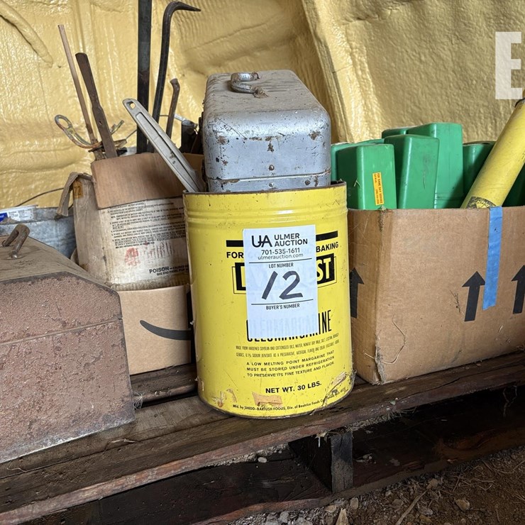 #12 WELDING RODS & ASSORTED TOOLS