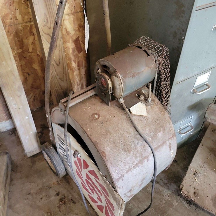 Industrial Electric Blower Fan on Cart