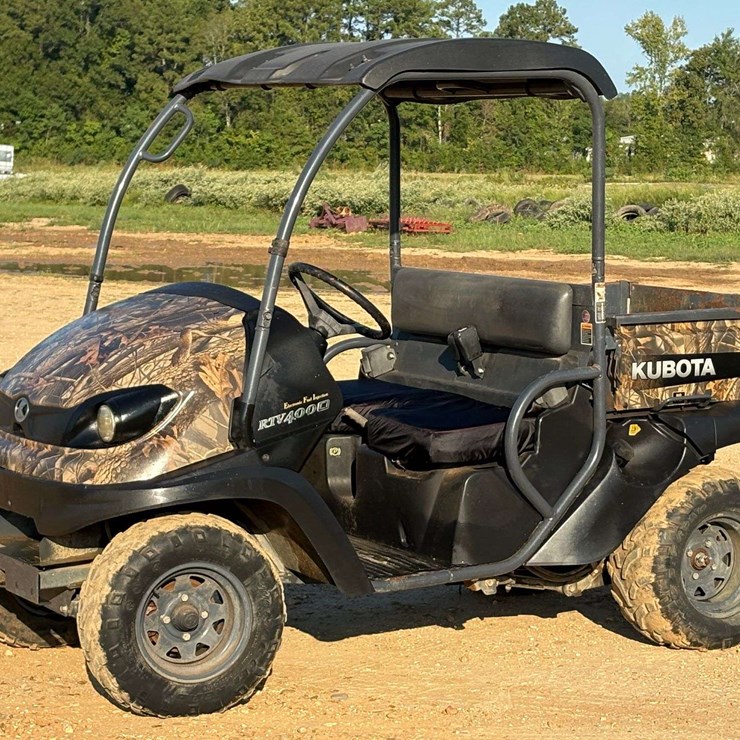 Kubota RTV400 ATV W/ Dump Bed (1,255 Hours)