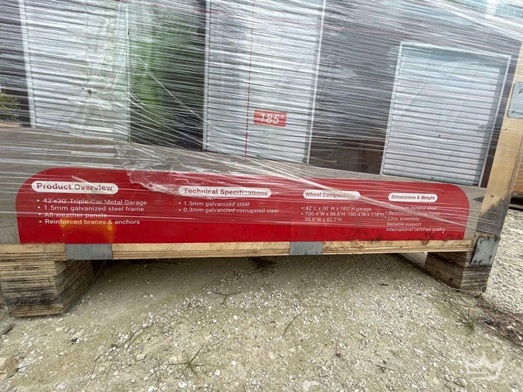 2026-sdlanch-42ft-x-30ft-triple-garage-metal-shed-image-9