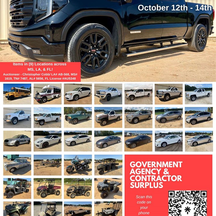 October Auction Flyer