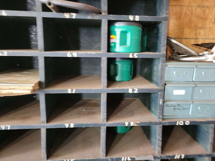large-wooden-workshop-parts-storage-cubby-unit-with-assorted-hardware-and-supplies-image-7